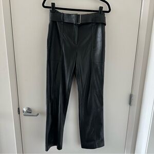REBECCA TAYLOR Vegan Leather Trousers